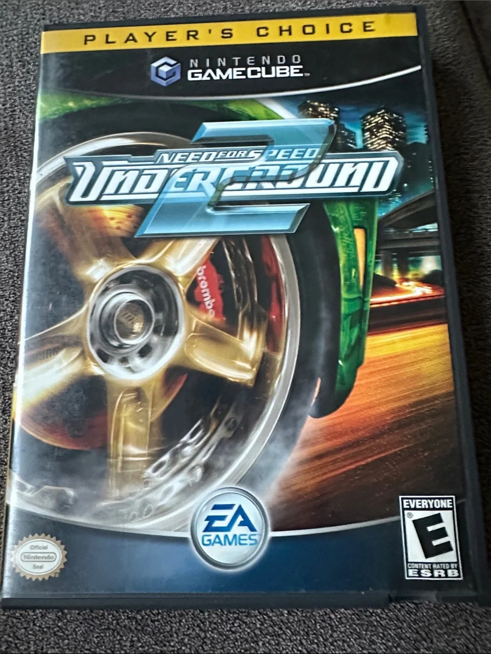Nintendo GameCube Need for Speed Underground 2 (EA) - Black/Gold